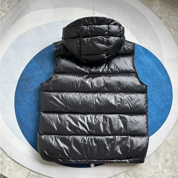 Moncler Black Puffer Vest - Picture 3 of 7